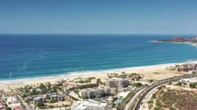 LOS CABOS MEXICO-2020: Hotels And Resorts In Front Of A Paradisiacal Beach With