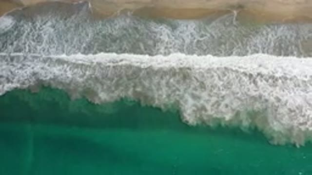 LOS CABOS MEXICO-2020: Ocean Waves Crashing On Shore