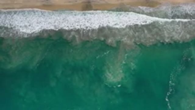 LOS CABOS MEXICO-2020: Beautiful Sea View From Above With Clean Water And A