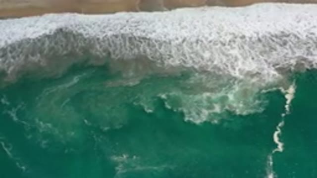 LOS CABOS MEXICO-2020: Wonderful Green Sea With White Foams