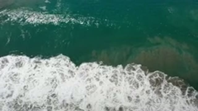 LOS CABOS MEXICO-2020: Waves Crashing Into Each Other In The Ocean