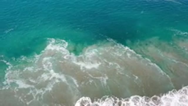 LOS CABOS MEXICO-2020: An Ocean Swell Just Farther Off The Coast Than Where The