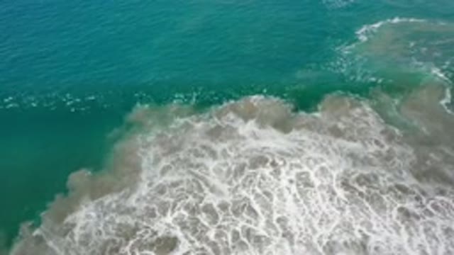 LOS CABOS MEXICO-2020: Sight of Waves And Green Sea