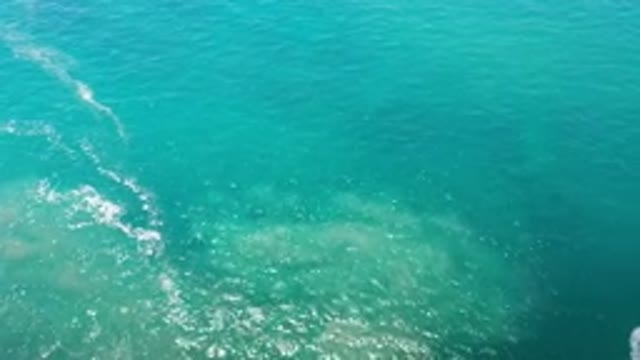 LOS CABOS MEXICO-2020: Aerial View Of A Beautiful Blue Sea Landscape