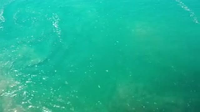 LOS CABOS MEXICO-2020: Aerial View Capturing The Water Below As It Flows