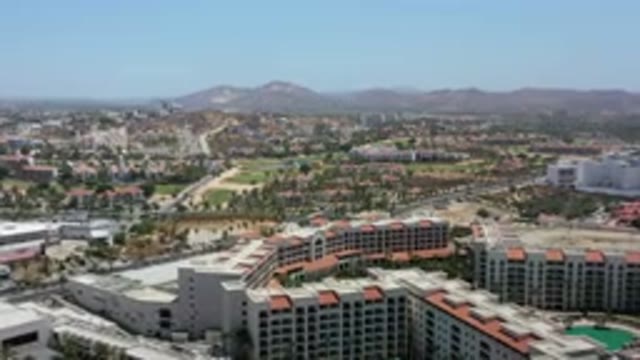 LOS CABOS MEXICO-2020: Superior View Of A City Where It Is Possible To See