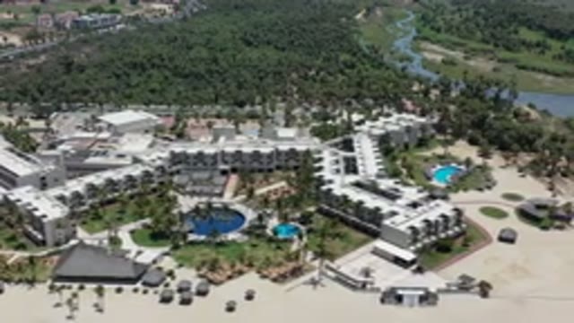 LOS CABOS MEXICO-2020: A Large Recreational Center With Pools And A Hot Tub