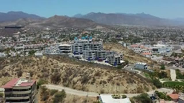 LOS CABOS MEXICO-2020: Beautiful Hillside Manor Perched Upon The Hills Of