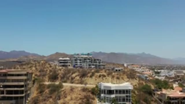 LOS CABOS MEXICO-2020: Footage Of A City Next To Mountains With Clear Sky In The