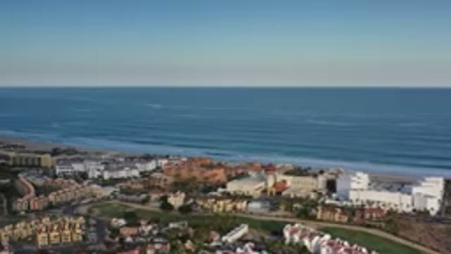 LOS CABOS MEXICO-2020: Holiday Village at the Edge with Dark Calm Blue Ocean