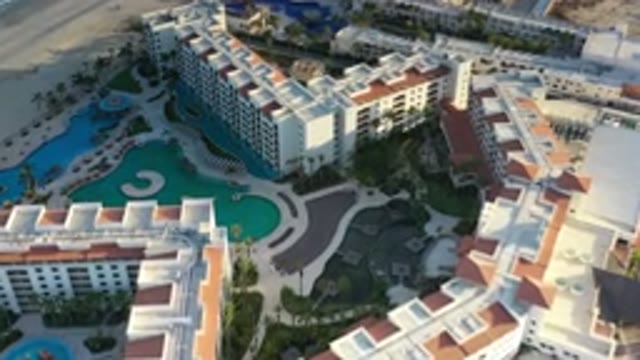 LOS CABOS MEXICO-2020: Aerial View of Resort and Pool