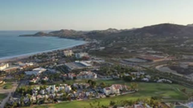 LOS CABOS MEXICO-2020: A Beautiful View Of A Landscaped City Near To The Seashore