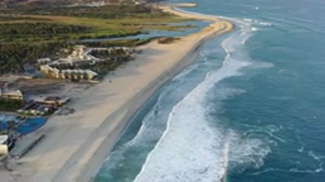 LOS CABOS MEXICO-2020: View Of A Scenic Beach And Coastline On A Sunny Day