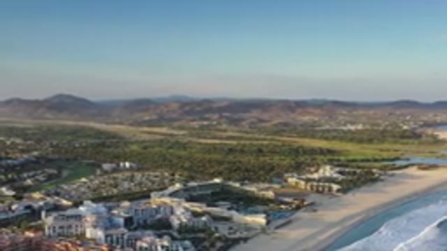 LOS CABOS MEXICO-2020: Geographical Area with Peak Mountains Surrounded by Trees
