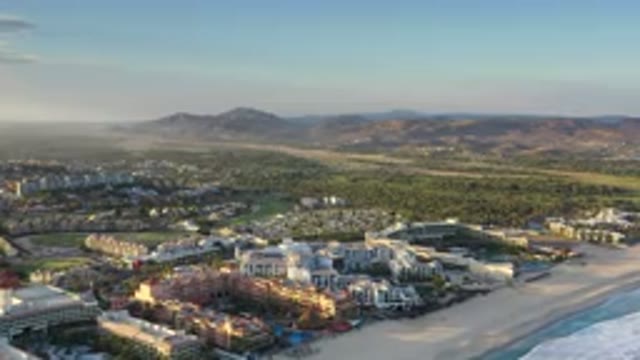 LOS CABOS MEXICO-2020: The View Of City Near The Hills Taken At The Morning Time
