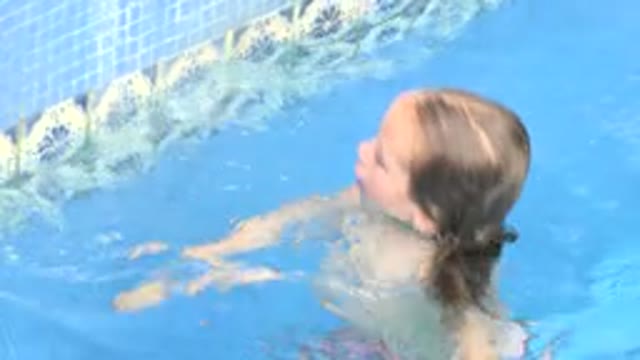 LOS CABOS MEXICO-2020: A Girl In A Pool