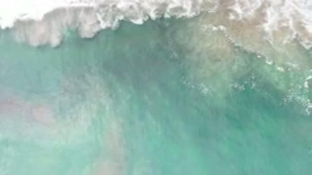LOS CABOS MEXICO-2020: Sea With White Waves On A Sunny And Calm Day