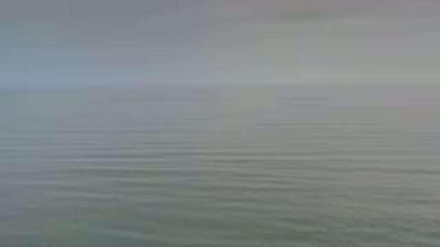 LOS CABOS MEXICO-2020: Static And Immobile Sea On A Cloudy Day