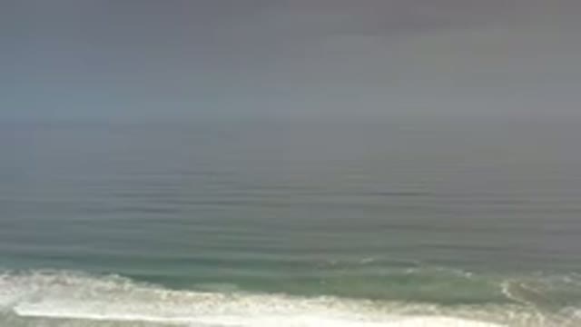 LOS CABOS MEXICO-2020: Aerial View Of The Blue Ocean With Soft Waves