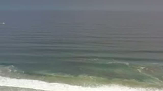 LOS CABOS MEXICO-2020: View Of The Ocean As The Waves Roll Into The Beach