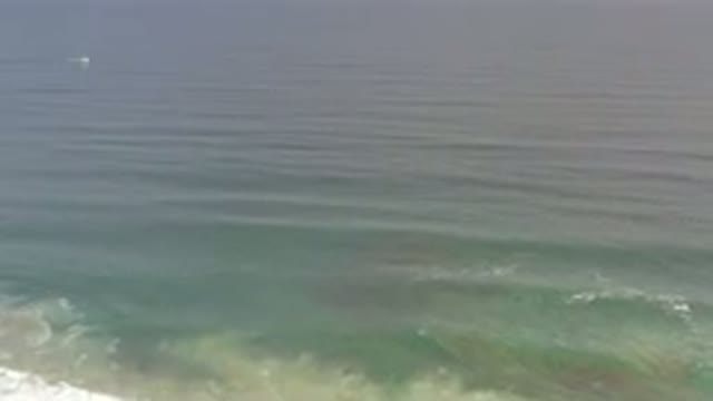 LOS CABOS MEXICO-2020: Green Sea With White Waves