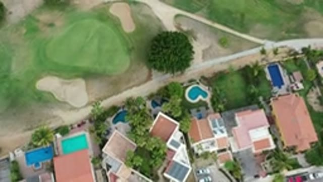 LOS CABOS MEXICO-2020: A Beautiful Landscape With Modern Houses And Greenery