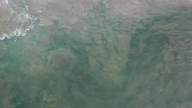 LOS CABOS MEXICO-2020: Strong Waves With Moving Loose Sand Or Mud Underneath