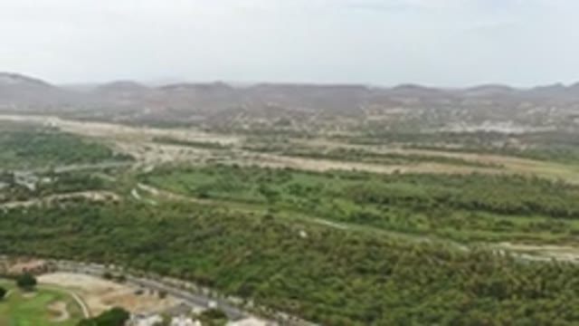 LOS CABOS MEXICO-2020: A View Of The Plateau Along With The Roads Taken At The