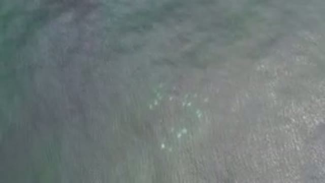 LOS CABOS MEXICO-2020: Glimmering And Reflective Water Shows Mysterious Shapes
