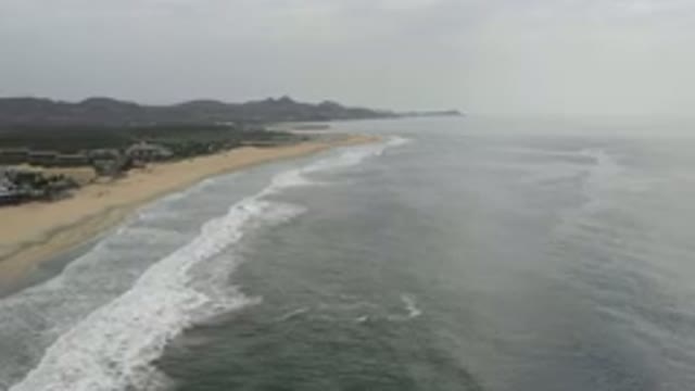 LOS CABOS MEXICO-2020: Overcast Day On The Beach