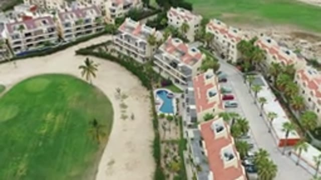 LOS CABOS MEXICO-2020: Drone Footage Of An Upscale Condominium Community On A