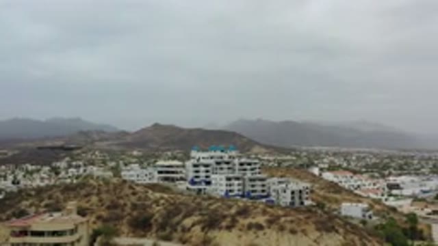 LOS CABOS MEXICO-2020: Gray Clouds Caught On Camera in Los Cabos