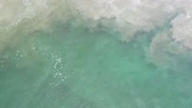 LOS CABOS MEXICO-2020: Sea Water Merges With Waves