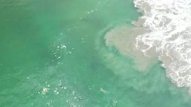 LOS CABOS MEXICO-2020: Ocean Waves At The Coastline Perfect For Surfing