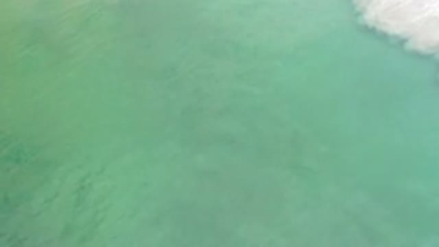 LOS CABOS MEXICO-2020: Green Ocean Water Creating Subtle Waves