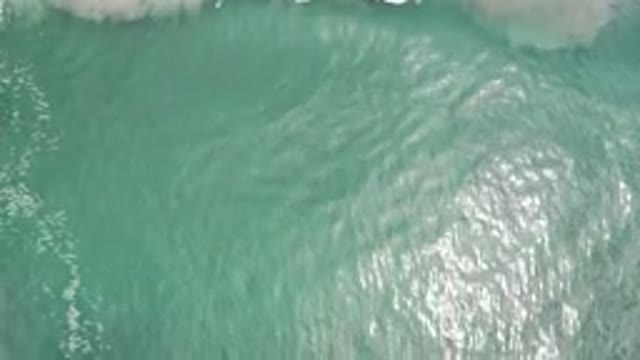 LOS CABOS MEXICO-2020: Huge Blue Ocean With Waves And Bubbles On The Surface