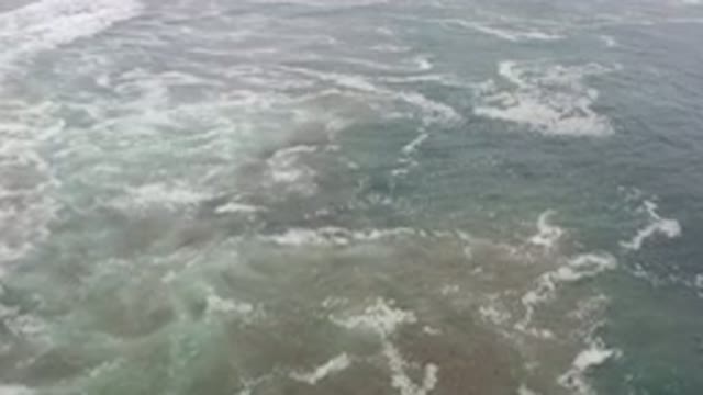 LOS CABOS MEXICO-2020: Flying Over The Ocean When The Waves Are Really Rough