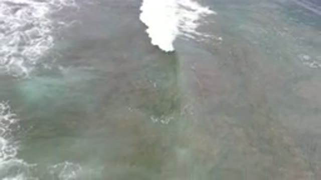 LOS CABOS MEXICO-2020: High View Shows The Floating Waves In Sea Is So Beautiful