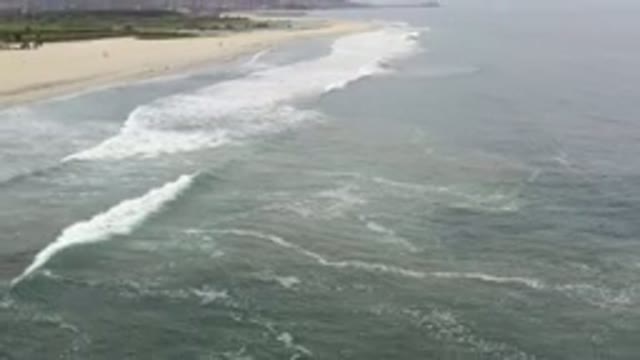 LOS CABOS MEXICO-2020: Aerial View Of The Ocean And The Shore With Mountains In
