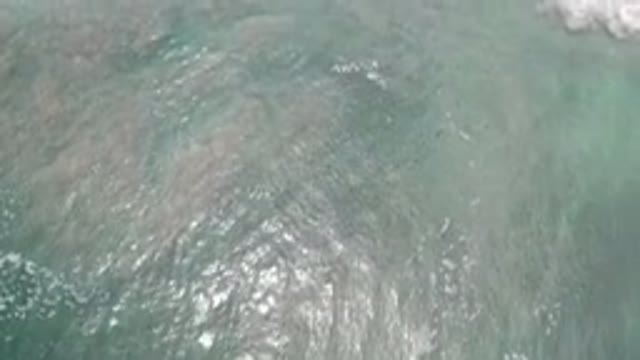 LOS CABOS MEXICO-2020: Expanse of Ocean Leading to Vigorous Waves Crashing Onto Shore