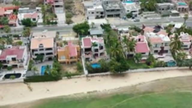 LOS CABOS MEXICO-2020: Bird's Eye View Of Beach Houses