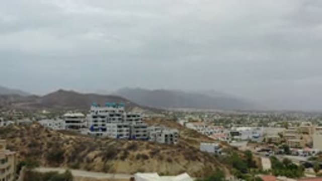 LOS CABOS MEXICO-2020: Panoramic View Of Houses On The Hillside