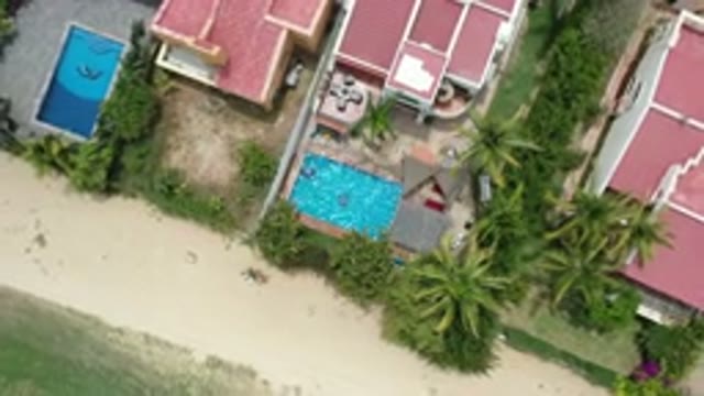 LOS CABOS MEXICO-2020: The Very Colorful Swimming Pool In A Holiday Village