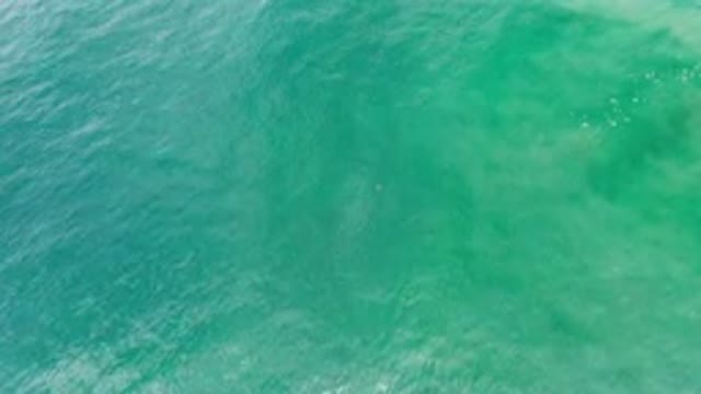 LOS CABOS MEXICO-2020: Gorgeous Overhead Shot Of Tranquil And Mesmerizing Ocean