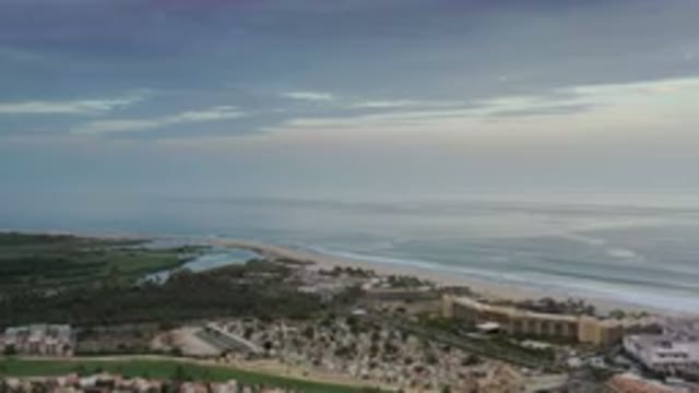 LOS CABOS MEXICO-2020: The City Near The Endless Ocean With Many Buildings And