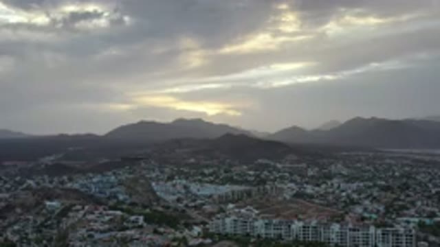 LOS CABOS MEXICO-2020: Spectacular Footage Of A City Next To Mountains With