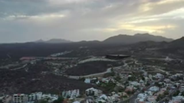 LOS CABOS MEXICO-2020: Small City on a Hilly Cliffside With a Lot of