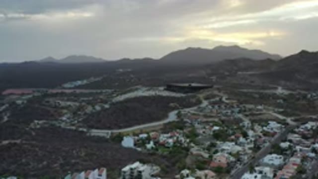 LOS CABOS MEXICO-2020: View Of An Incredible City Landscape In The Middle Of