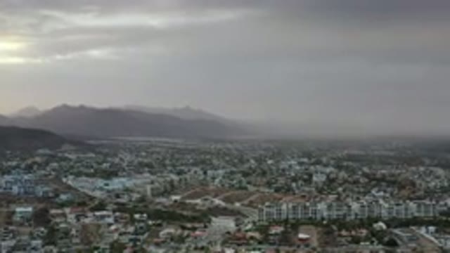 LOS CABOS MEXICO-2020: Hazy Day in City Proper in Los Cabos