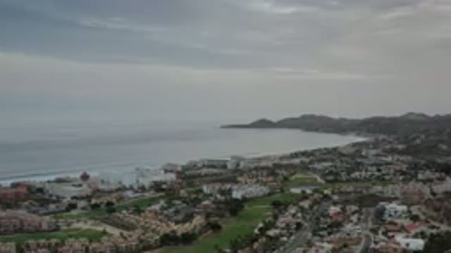 LOS CABOS MEXICO-2020: Village Ocean Hills Water Town Lake City Green Grass